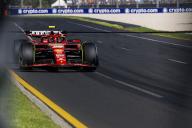 24th March 2024: Melbourne Grand Prix Circuit, Melbourne, Victoria, Australia; Australian Formula 1 Grand Prix: Race Day; Number 55 Scuderia Ferrari driver Carlos Sainz Jr during the race