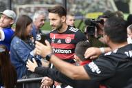 20th April 2024; CommBank Stadium, Sydney, NSW, Australia: A-League Football, Western Sydney Wanderers versus Melbourne City; Milos Ninkovic of Western Sydney Wanderers walks onto the pitch for his last game before