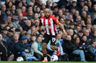 27th April 2024; Goodison Park, Liverpool, England; Premier League Football, Everton versus Brentford; Bryan Mbeumo of Brentford runs with the ball
