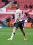28th April 2024; The City Ground, Nottingham, England; Premier League Football, Nottingham Forest versus Manchester City; Kyle Walker of Manchester City during the pre-match warm