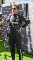 3rd May 2024; Miami International Autodrome, Miami, Florida, USA; Formula 1 Crypto.com Miami Grand Prix 2024; Free Practice Day; Mercedes-AMG PETRONAS driver George Russell of the speaks to the media after the Sprint qualifying session