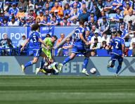 4th May 2024; King Power Stadium, Leicester, England; EFL Championship Football, Leicester City versus Blackburn Rovers; Sammie Szmodics of Blackburn shoots and scores in the 68th minute for 0