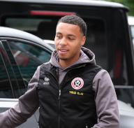 4th May 2024; Bramall Lane, Sheffield, England; Premier League Football, Sheffield United versus Nottingham Forest; Cameron Archer of Sheffield Utd arriving at the