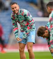 4th May 2024; Turf Moor, Burnley, Lancashire, England; Premier League Football, Burnley versus Newcastle United; Josh Brownhill of Burnley during warm up while