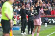 4th May 2024; Gtech Community Stadium, Brentford, London, England; Premier League Football, Brentford versus Fulham; Marco Silva manager of Fulham complains to the referee