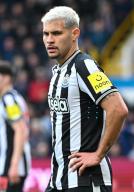 4th May 2024; Turf Moor, Burnley, Lancashire, England; Premier League Football, Burnley versus Newcastle United; Bruno Guimaraes of Newcastle waits for play to continue