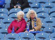 4th May 2024; Croke Park, Dublin, Ireland; Investec Champions Cup Rugby, Leinster versus Northampton Saints; Two Leinster supporters arrive
