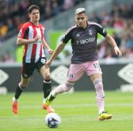 4th May 2024; Gtech Community Stadium, Brentford, London, England; Premier League Football, Brentford versus Fulham; Andreas Pereira of Fulham passes the