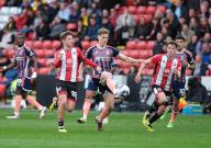 4th May 2024; Bramall Lane, Sheffield, England; Premier League Football, Sheffield United versus Nottingham Forest; Ryan Yates of Nottingham Forestunder pressure from James Mcatee of Sheffield