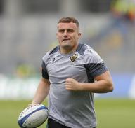 4th May 2024; Croke Park, Dublin, Ireland; Investec Champions Cup Rugby, Leinster versus Northampton Saints; Curtis Langdon of Northampton Saints warms up prior to