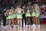 5th May 2024; Ken Rosewall Arena, Sydney, NSW, Australia: Suncorp Super Netball , New South Wales Swifts versus West Coast Fever; coach Dan Ryan of the West Coast Fever addresses his team during a time