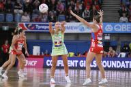 5th May 2024; Ken Rosewall Arena, Sydney, NSW, Australia: Suncorp Super Netball , New South Wales Swifts versus West Coast Fever; Kelsey Browne of the West Coast Fever passes the