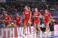 5th May 2024; Ken Rosewall Arena, Sydney, NSW, Australia: Suncorp Super Netball , New South Wales Swifts versus West Coast Fever; the Swifts take to the court before the