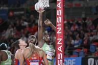 5th May 2024; Ken Rosewall Arena, Sydney, NSW, Australia: Suncorp Super Netball , New South Wales Swifts versus West Coast Fever; Jhaniele Fowler-Nembhard of the West Coast Fever takes a shot at