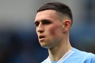 4th May 2024; Etihad Stadium, Manchester, England; Premier League Football, Manchester City versus Wolverhampton Wanderers; a tattoo is visible on the neck of Phil Foden of Manchester