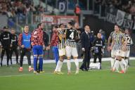 5th May 2024, Stadio Olimpico, Rome, Italy; Serie A Football; Roma versus Juventus; Bremer of FC Juventus celebrates after scoring the goal for 1-1 in the 31st