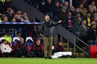 6th May 2024; Selhurst Park, Selhurst, London, England; Premier League Football, Crystal Palace versus Manchester United; Manchester United manager Erik ten Hag looking disappointed as his tea, lags behind by 4