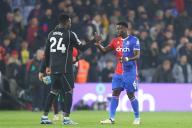 6th May 2024; Selhurst Park, Selhurst, London, England; Premier League Football, Crystal Palace versus Manchester United; Marc Guehi of Crystal Palace shakes hands with goalkeeper Andre Onana of Manchester United after the match