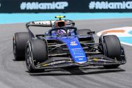 3rd May 2024; Miami International Autodrome, Miami, Florida, USA; Formula 1 Crypto.com Miami Grand Prix 2024; Free Practice Day; Logan Sargeant of the United States driving the number 2 Williams Racing car during first practice session