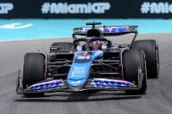 3rd May 2024; Miami International Autodrome, Miami, Florida, USA; Formula 1 Crypto.com Miami Grand Prix 2024; Free Practice Day; Esteban Ocon of France driving the number 31 BWT Alpine car during first practice session