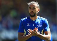 11th May 2024; Goodison Park, Liverpool, England; Premier League Football, Everton versus Sheffield United; Dominic Calvert-Lewin of Everton during the pre match warm