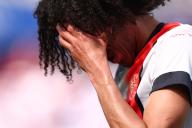 11th May 2024; London Stadium, London, England; Premier League Football, West Ham United versus Luton Town; A dejected Tahith Chong of Luton