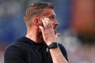 11th May 2024; London Stadium, London, England; Premier League Football, West Ham United versus Luton Town; A emotionally upset Luton Town Manager Rob Edwards after the 3-1