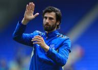 11th May 2024; Goodison Park, Liverpool, England; Premier League Football, Everton versus Sheffield United; Andre Gomes of Everton returns applause from the Gwladys Street supporters during the lap of honour