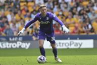 11th May 2024; Molineux Stadium, Wolverhampton, West Midlands, England; Premier League Football, Wolverhampton Wanderers versus Crystal Palace; Dean Henderson of Crystal Palace on the