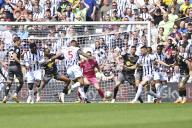 12th May 2024: The Hawthorns, West Bromwich, West Midlands, England; EFL Championship Play Off Football, Semi Final, First Leg, West Bromwich Albion versus Southampton; Kyle Bartley of WBA shoots at
