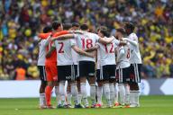 18th May 2024; Wembley Stadium, London, England; EFL League One Play Off Football Final, Bolton Wanderers versus Oxford United; Bolton Wanderers players pre-match team huddle