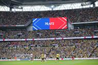 18th May 2024; Wembley Stadium, London, England; EFL League One Play Off Football Final, Bolton Wanderers versus Oxford United; Official match attendance of 70,472