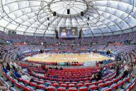 19th May 2024; Ken Rosewall Arena, Sydney, NSW, Australia: Suncorp Super Netball , New South Wales Swifts versus Giants Netball; a general view of the Ken Rosewall Arena as the Academy teams play their