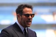 19th May 2024; Etihad Stadium, Manchester, England; Premier League Football, Manchester City versus West Ham United; tv pundit Jamie Redknapp gives a touchline interview