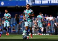 19th May 2024; Stamford Bridge, Chelsea, London, England: Premier League Football, Chelsea versus Bournemouth; Max Aarons of AFC Bournemouth warming