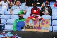 19th May 2024; Selhurst Park, Selhurst, London, England; Premier League Football, Crystal Palace versus Aston Villa; Aston Villa fans dress as Mario and Luigi characters