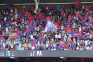 19th May 2024; Selhurst Park, Selhurst, London, England; Premier League Football, Crystal Palace versus Aston Villa; Crystal Palace fans waving flags as players appear for the match