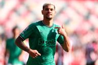 19th May 2024; Gtech Community Stadium, Brentford, London, England; Premier League Football, Brentford versus Newcastle United; Bruno Guimaraes of Newcastle United celebrates after he scored for 2-4 in the 77th