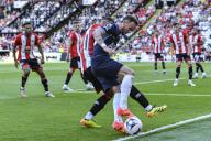19th May 2024; Bramall Lane, Sheffield, England; Premier League Football, Sheffield United versus Tottenham Hotspur; James Maddison of Spurs fails to keep the ball in