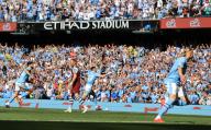 19th May 2024; Etihad Stadium, Manchester, England; Premier League Football, Manchester City versus West Ham United;Phil Foden of Manchester City celebrates after scoring the opening goal after 2 minutes