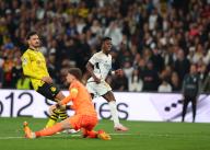 1st June 2024; Wembley Stadium, London, England; UEFA Champions League Football Final, Borussia Dortmund versus Real Madrid; Vinicius Junior of Real Madrid celebrates after scoring his sides 2nd goal in the 83rd minute to make it 0