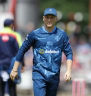 2nd June 2024; Emirates Old Trafford Cricket Ground, Manchester, England; Vitality Blast T20 League Cricket, Lancashire Lightning versus Derbyshire Falcons; Harry Came of Derbyshire Falcons