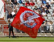 2nd June 2024; Emirates Old Trafford Cricket Ground, Manchester, England; Vitality Blast T20 League Cricket, Lancashire Lightning versus Derbyshire Falcons; The Lightning flags are flying at Old