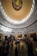 Washington, DC 2018/12/04 People payng their respects to President H.W. Bush in the rotunda of the United States Capitol. Photo by Dennis
