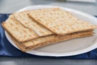 Matzah Unleavened flatbread in Jewish cuisine; an element of the Passover festival