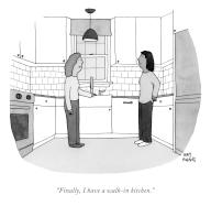 "Finally, I have a walk-in kitchen