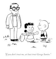 "If you don\'t trust me, at least trust George Santos