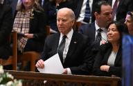 United States President Joe Biden attends the memorial service for former Associate Justice of the Supreme Court Sandra Day O