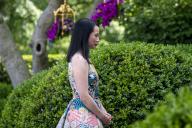 American actress Lucy Liu arrives to deliver remarks during a reception celebrating Asian American, Native Hawaiian, and Pacific Islander Heritage Month in the Rose Garden the White House in Washington, DC, USA, 13 May 2024. Credit: Shawn Thew / Pool via