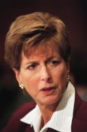 1/17/01 WHITMAN--New Jersey Gov. Christine Todd Whitman nominee for administrator of the Environmental Protection Agency before her confirmation hearing before Environment & Public Works. CONGRESSIONAL QUARTERLY PHOTO BY SCOTT J.